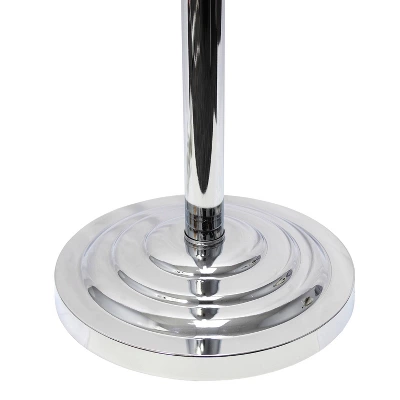 Trendy Romantic Sheer Shade Floor Lamp With Hanging Crystals Black - Elegant Designs 5 Trendy Romantic Sheer Shade Floor Lamp With Hanging Crystals Black - Elegant Designs - Image 5