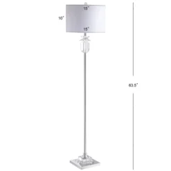 63" Crystal/Metal Aria Floor Lamp (Includes LED Light Bulb) Clear - JONATHAN Y -Adesso Shop GUEST 9b0bd463 9bf4 4013 b00c 2bc097cc4516