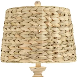 Regency Hill Carlisle Modern Coastal Table Lamps 26 1/2" High Set Of 2 Beige Sea Grass Tapered Drum Shade For Bedroom Living Room Bedside Nightstand -Adesso Shop GUEST 9c226f57 ff8f 40a6 9a1f f07da7d2059b