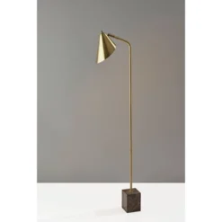Hawthorne Floor Lamp Antique Brass - Adesso -Adesso Shop GUEST 9ca48a3c bf17 49df af17 8f928ad68fad
