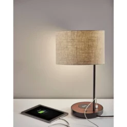 19.5" Oliver Charge Table Lamp Black - Adesso -Adesso Shop GUEST a06b5016 b501 48c2 9405 f787c6c6eb0d