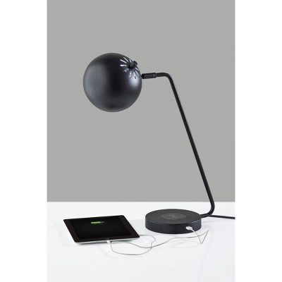 Emerson Charge Table Lamp Black - Adesso 1 Emerson Charge Table Lamp Black - Adesso