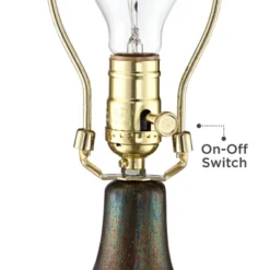 360 Lighting Emma Modern Mid Century Accent Table Lamp 21" High Wood Brown Ceramic Oatmeal Drum Shade For Bedroom Living Room Bedside Nightstand Home 11 360 Lighting Emma Modern Mid Century Accent Table Lamp 21" High Wood Brown Ceramic Oatmeal Drum Shade For Bedroom Living Room Bedside Nightstand Home -Adesso Shop GUEST a1230d35 dfeb 4b34 8a51 2316768f8399