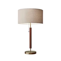 26.25" Hamilton Table Lamp Walnut - Adesso 5 26.25" Hamilton Table Lamp Walnut - Adesso -Adesso Shop GUEST a1c995c1 1c86 4188 8100 7b7650b56d4d
