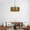 20" X 20" Metal Rochefort Round Chandelier Gold - Cal Lighting