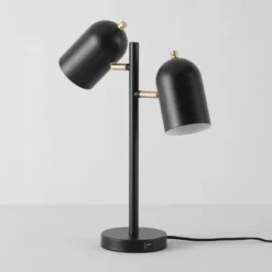 18" 2-Light Carter Table Lamp Matte Brass/Black - Globe Electric 12 18" 2-Light Carter Table Lamp Matte Brass/Black - Globe Electric -Adesso Shop GUEST a2300cae e858 4ff1 bd2b 147417b10f96