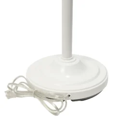 Torchiere Floor Lamp With 2 Reading Lights And Scalloped Glass Shades White - Lalia Home -Adesso Shop GUEST a402257b 7307 4f2a 9178 cc77f281ed94