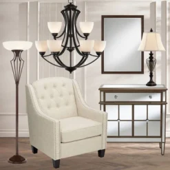 Franklin Iron Works Torchiere Floor Lamp LED 73" Tall Oil Rubbed Bronze Caged Frosted Glass Shade For Living Room Bedroom Office Uplight 15 Franklin Iron Works Torchiere Floor Lamp LED 73" Tall Oil Rubbed Bronze Caged Frosted Glass Shade For Living Room Bedroom Office Uplight -Adesso Shop GUEST a46a648a b6fb 4d94 ad74 bac754252602