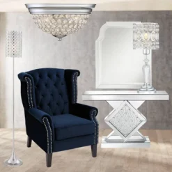 Possini Euro Design Faith Modern Ceiling Light Flush Mount Fixtures 11" Wide Set Of 2 Chrome 2-Light Crystal For Bedroom Kitchen Living Room Hallway 13 Possini Euro Design Faith Modern Ceiling Light Flush Mount Fixtures 11" Wide Set Of 2 Chrome 2-Light Crystal For Bedroom Kitchen Living Room Hallway -Adesso Shop GUEST a4905e02 2116 4c7b b077 1b4e62f92e0b