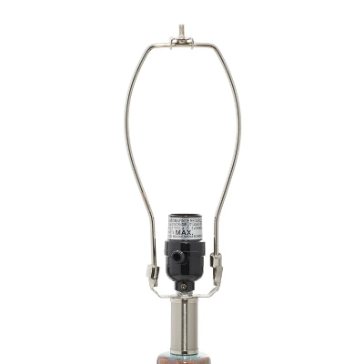 Ceramic Table Lamp With Drum Shade Set Of 2 Turquoise - Olivia & May 5 Ceramic Table Lamp With Drum Shade Set Of 2 Turquoise - Olivia & May - Image 5