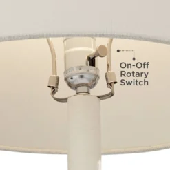 360 Lighting Modern Table Lamps 24 1/2" High Set Of 2 White Sculpture Fabric Cone Shade For Bedroom Living Room House Home Bedside Nightstand Office 11 360 Lighting Modern Table Lamps 24 1/2" High Set Of 2 White Sculpture Fabric Cone Shade For Bedroom Living Room House Home Bedside Nightstand Office -Adesso Shop GUEST a4ea5949 be47 47b9 826d e5939a21e32a