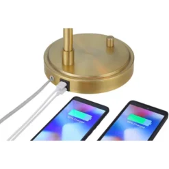 Possini Euro Design Possini Euro Vaile Desk Lamp With Dual USB Ports Warm Gold With Glass Shade 12 Possini Euro Design Possini Euro Vaile Desk Lamp With Dual USB Ports Warm Gold With Glass Shade -Adesso Shop GUEST a642064a 0eab 4bed 9e47 2cd76b7cd821