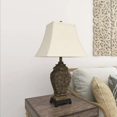 Rustic Table Lamp Set Of 2 Black - Olivia & May 13 Rustic Table Lamp Set Of 2 Black - Olivia & May - Image 13