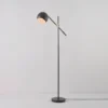 60" Molly Floor Lamp With Matte Black Shade - Globe Electric
