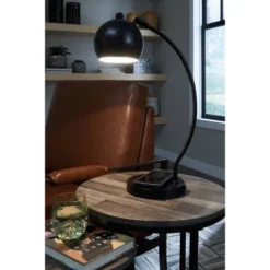 Marinel Desk Lamp Black - Signature Design By Ashley -Adesso Shop GUEST a8743a15 8c6f 439b bcfe fc06fae1fdd7
