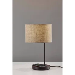 19.5" Oliver Charge Table Lamp Black - Adesso -Adesso Shop GUEST a902dd83 41d2 46ae 8b48 8da7699d5247