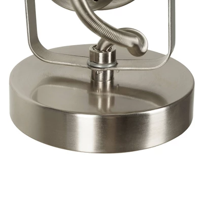 6" Spotlight Desk Or Wall Mount Accent Table Lamp Brushed Nickel - Cresswell Lighting 3 6" Spotlight Desk Or Wall Mount Accent Table Lamp Brushed Nickel - Cresswell Lighting - Image 3