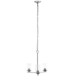 3-Light 15" Classic Contemporary Clear Glass/Metal Hanging Pendant Chandelier - Lalia Home 23 3-Light 15" Classic Contemporary Clear Glass/Metal Hanging Pendant Chandelier - Lalia Home -Adesso Shop GUEST ab341184 a95e 443c 8f37 2844be9d75df