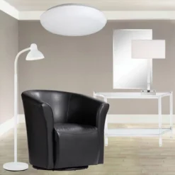 360 Lighting Modern Floor Lamp Adjustable Gooseneck Arm 56" Tall White Metal For Living Room Reading Bedroom Office -Adesso Shop GUEST ab5ba71d 5a4c 447e aa91 65c0c07dac14