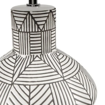 Bayard Ceramic (Includes LED Light Bulb) Table Lamp Gray - 510 Design 5 Bayard Ceramic (Includes LED Light Bulb) Table Lamp Gray - 510 Design - Image 5