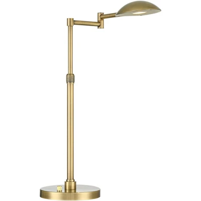 Possini Euro Design Possini Euro Warm Gold LED Swing Arm Desk Lamp 8 Possini Euro Design Possini Euro Warm Gold LED Swing Arm Desk Lamp - Image 8