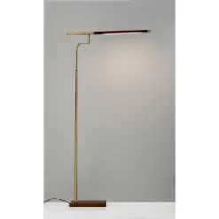 50.5" X 62.5" 3-way Barrett Floor Lamp (Includes LED Light Bulb) Brass - Adesso -Adesso Shop GUEST ac7723e1 c8c0 42b8 9b25 25f1f7fbab59