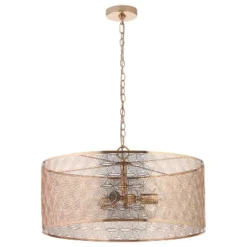 18.25" Roxsie Nickel Semi-Flush Mount Ceiling Fixture - River Of Goods -Adesso Shop GUEST accad522 312e 457d b59b 606343f24c55