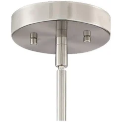 Franklin Iron Works Salima Brushed Nickel Gray Pendant Chandelier 21 1/4" Wide Farmhouse Rustic LED 5-Light Fixture For Dining Room Kitchen Island -Adesso Shop GUEST ad8c2270 a974 407b 9ae4 c3a880a8e940