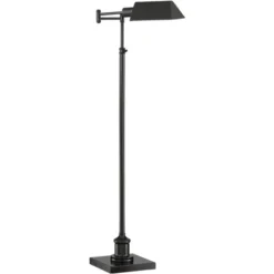 Regency Hill Industrial Adjustable Swing Arm Pharmacy Floor Lamp With USB Charging Port 54" Tall Dark Bronze Living Room Reading -Adesso Shop GUEST b0ebbc70 14de 4a83 8099 cbf1605298d3
