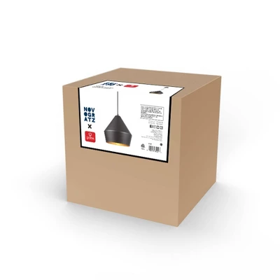 Novogratz X Globe Amara 1-Light Pendant Lighting With Matte Black Shade - Globe Electric 5 Novogratz X Globe Amara 1-Light Pendant Lighting With Matte Black Shade - Globe Electric - Image 5