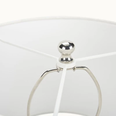 18" Black/White Abstract Splash Ceramic Table Lamp - Nourison 3 18" Black/White Abstract Splash Ceramic Table Lamp - Nourison - Image 3