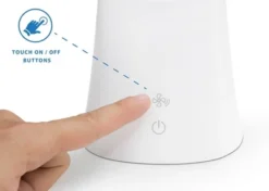 Mount-It! Turcom AirLight Ultrabright LED Desk Lamp With Bladeless Three Speeds Fan Panel | White -Adesso Shop GUEST b2b6a169 77ce 48fb 8612 91767a002392