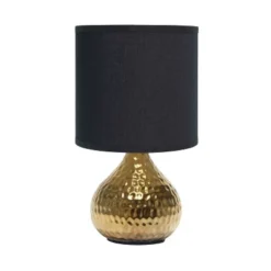 Hammered Drip Mini Table Lamp With Fabric Shade - Simple Designs -Adesso Shop GUEST b3b5d7ef ff3f 45d5 bc2c 3eea7f04bbb8
