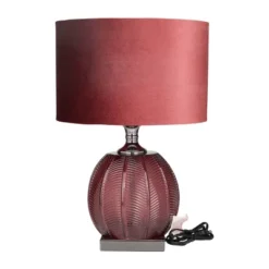 Glam Velvet Table Lamp Dark Red - Olivia & May -Adesso Shop GUEST b7bbbab7 becd 4af5 856c eacb2ed94634