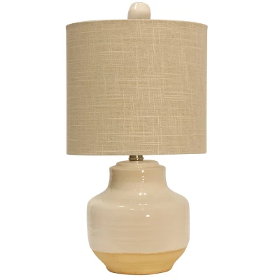 Prova Ceramic Table Lamp Cream - StyleCraft 1 Prova Ceramic Table Lamp Cream - StyleCraft