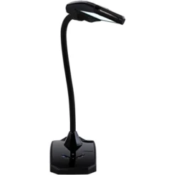 360 Lighting Ricky Modern Desk Lamp 13 3/4" High Black With USB Charging Port LED Gooseneck Touch On Off Dimmer For Bedroom Bedside Office House Desk -Adesso Shop GUEST b8fdd3c8 04f1 465e 8b11 aa89f8bc89ce