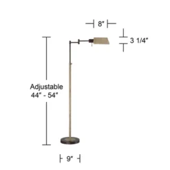 Regency Hill Rustic Farmhouse Swing Arm Pharmacy Floor Lamp 54" Tall Bronze Faux Wood Adjustable Height Living Room Reading Bedroom Office 15 Regency Hill Rustic Farmhouse Swing Arm Pharmacy Floor Lamp 54" Tall Bronze Faux Wood Adjustable Height Living Room Reading Bedroom Office -Adesso Shop GUEST b93022b9 5e1b 44f4 904c 32f6684ea76f