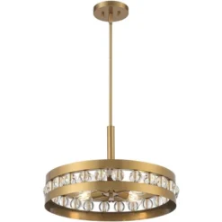 Stiffel Artyom Warm Gold Ring Pendant Chandelier 21 1/2" Wide Modern Clear Crystal Balls 4-Light Fixture For Dining Room House Foyer Kitchen Island 13 Stiffel Artyom Warm Gold Ring Pendant Chandelier 21 1/2" Wide Modern Clear Crystal Balls 4-Light Fixture For Dining Room House Foyer Kitchen Island -Adesso Shop GUEST b9a9ec19 f81d 414c af15 6e14349f70a2