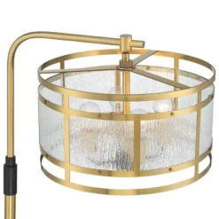 Possini Euro Design Modern Arc Floor Lamp 66" Tall Warm Gold Matte Black 4-Light Frosted Rain Pattern Glass For Living Room House 10 Possini Euro Design Modern Arc Floor Lamp 66" Tall Warm Gold Matte Black 4-Light Frosted Rain Pattern Glass For Living Room House -Adesso Shop GUEST bb916c44 c338 4d42 b93e 8a71521863e1