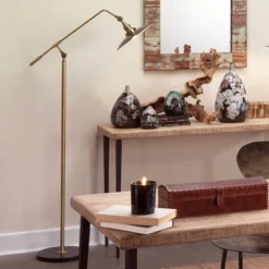 Mid Century Modern Floor Lamp Antique Brass - Splendor Home -Adesso Shop GUEST bbacc085 4694 426e b0e1 7add18a1f19b