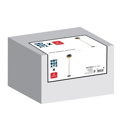 Globe Electric 2 Light Metallic Dark Gray Floor Lamp - Novogratz X Globe 5 Globe Electric 2 Light Metallic Dark Gray Floor Lamp - Novogratz X Globe - Image 5