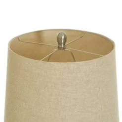 Turquoise Ceramic Table Lamp With Beige Hardback Linen Shade - StyleCraft -Adesso Shop GUEST be8a2cde 2213 4ba7 90fb 171f1fd31c33