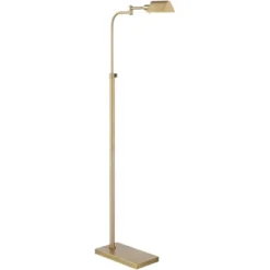 Possini Euro Design Keegan Traditional Pharmacy Floor Lamp 54 1/4" Tall Warm Gold Adjustable Swing Arm Metal Tent Shade For Living Room Reading 13 Possini Euro Design Keegan Traditional Pharmacy Floor Lamp 54 1/4" Tall Warm Gold Adjustable Swing Arm Metal Tent Shade For Living Room Reading -Adesso Shop GUEST c1966215 8625 4fde a503 fd8ea66e8be9