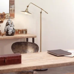 Mid Century Modern Floor Lamp Antique Brass - Splendor Home -Adesso Shop GUEST c1b71183 5565 42bd a8ad a4488a81465e