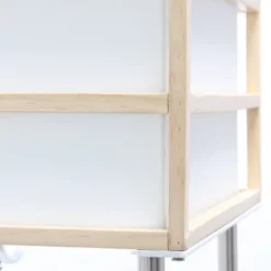 Metal/Wood Etagere Floor Lamp With Storage Shelves And Linen Shade Brushed Nickel - Lalia Home 8 Metal/Wood Etagere Floor Lamp With Storage Shelves And Linen Shade Brushed Nickel - Lalia Home -Adesso Shop GUEST c38bf77c 5e40 4b27 870e ad375d07cd18