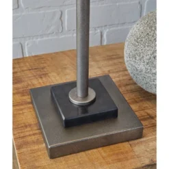 26.38" Belldunn Antique Pewter Metal Table Lamp - Signature Design By Ashley -Adesso Shop GUEST c66896af 7304 4cd4 84dc 19e1befffae5