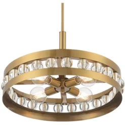 Stiffel Artyom Warm Gold Ring Pendant Chandelier 21 1/2" Wide Modern Clear Crystal Balls 4-Light Fixture For Dining Room House Foyer Kitchen Island 10 Stiffel Artyom Warm Gold Ring Pendant Chandelier 21 1/2" Wide Modern Clear Crystal Balls 4-Light Fixture For Dining Room House Foyer Kitchen Island -Adesso Shop GUEST c682a296 6a2b 415c 9da2 ba6a85b83702