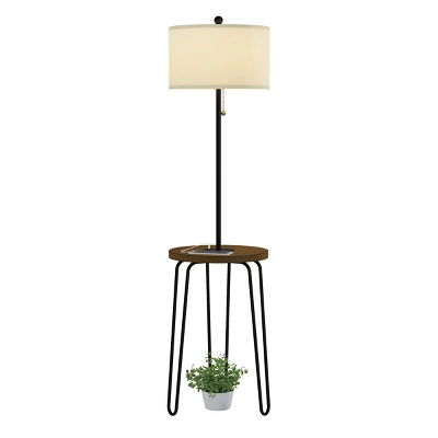 Floor Lamp End Table (Includes LED Light Bulb) - Modern Hairpin Legs 4 Floor Lamp End Table (Includes LED Light Bulb) - Modern Hairpin Legs - Image 4