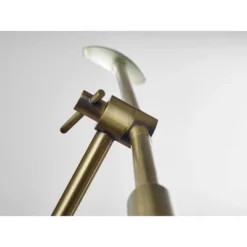 LED Vera Floor Lamp Antique Brass (Includes LED Light Bulb) - Adesso -Adesso Shop GUEST c7bc5b47 49fd 42b3 88a4 0a6827cbd87f