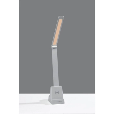 Cody LED Wireless Charging Desk Lamp With Smart Switch (Includes LED Light Bulb) Matte White - Adesso 6 Cody LED Wireless Charging Desk Lamp With Smart Switch (Includes LED Light Bulb) Matte White - Adesso - Image 6